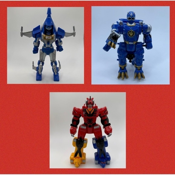 Bandai Namco Other - Power Rangers Figures Lot Jungle‎ Fury Megazord Dino Thunder Operation Overdrive